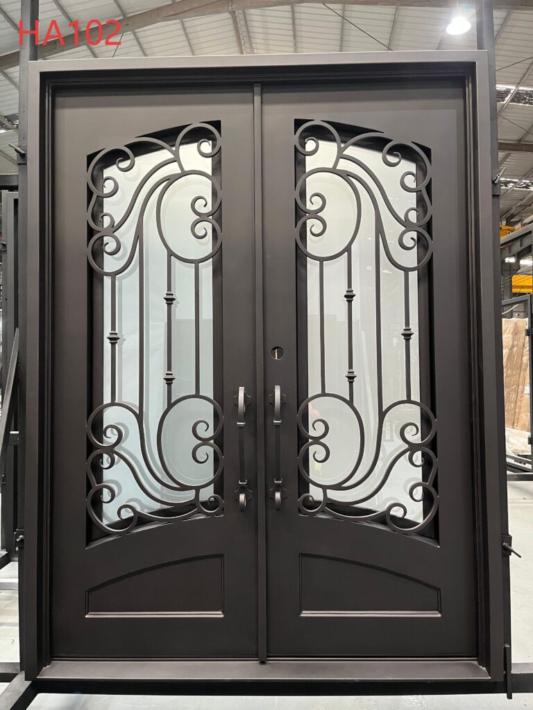 Iron Pivot Doors